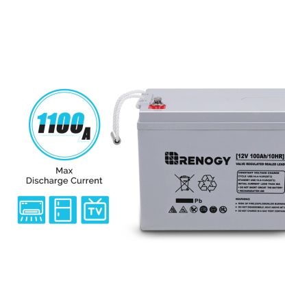 AGM 12V 100Ah Battery from Renogy - Image 4